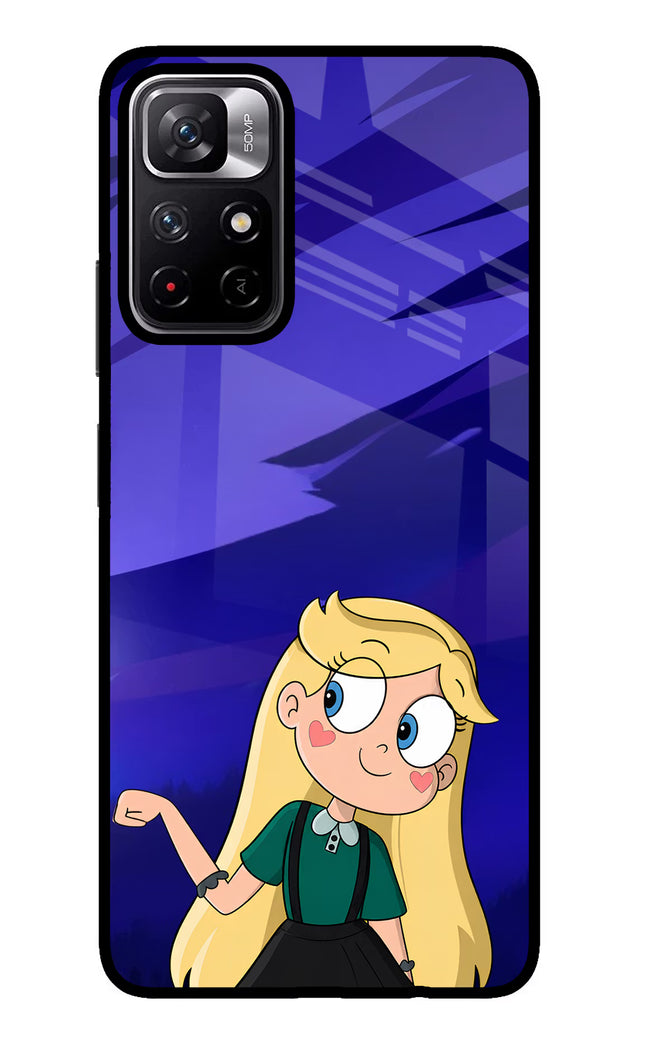 Star Glow Poco M4 Pro 5G Glass Case
