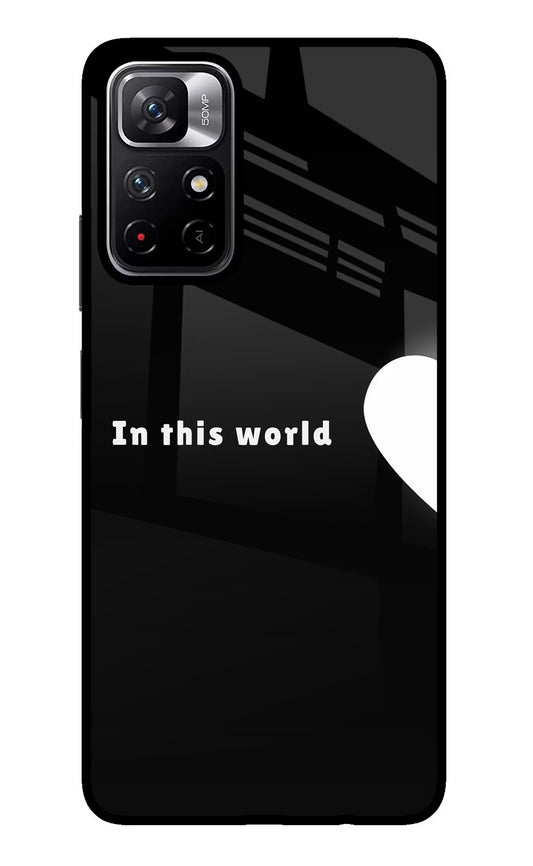 This World Poco M4 Pro 5G Glass Case