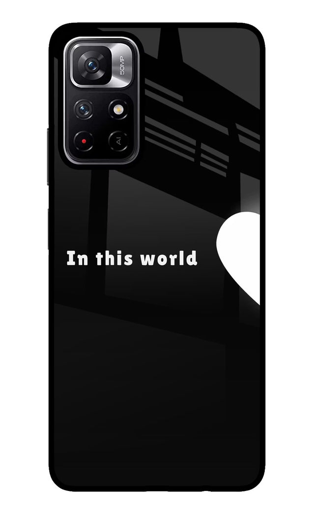 This World Poco M4 Pro 5G Glass Case