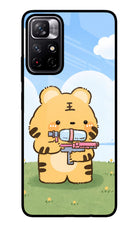 Tiger Treat Poco M4 Pro 5G Glass Case