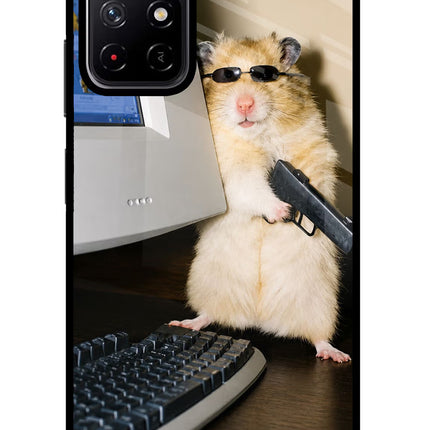 Hacker Hamster Poco M4 Pro 5G Glass Case