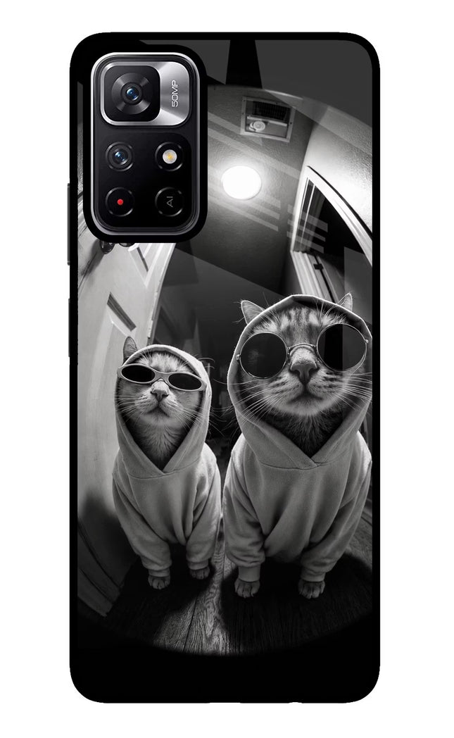 Hood Cats Poco M4 Pro 5G Glass Case