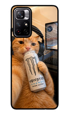 Gamer Cat Energy Poco M4 Pro 5G Glass Case
