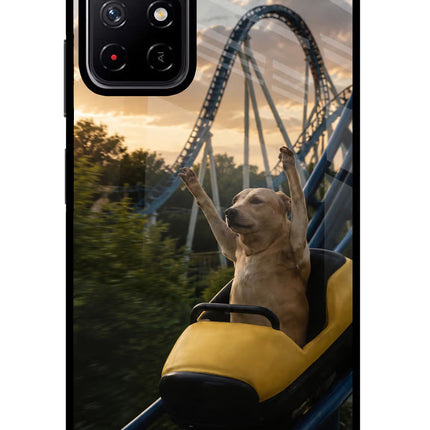Rollercoaster Dog Poco M4 Pro 5G Glass Case