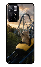 Rollercoaster Dog Poco M4 Pro 5G Glass Case
