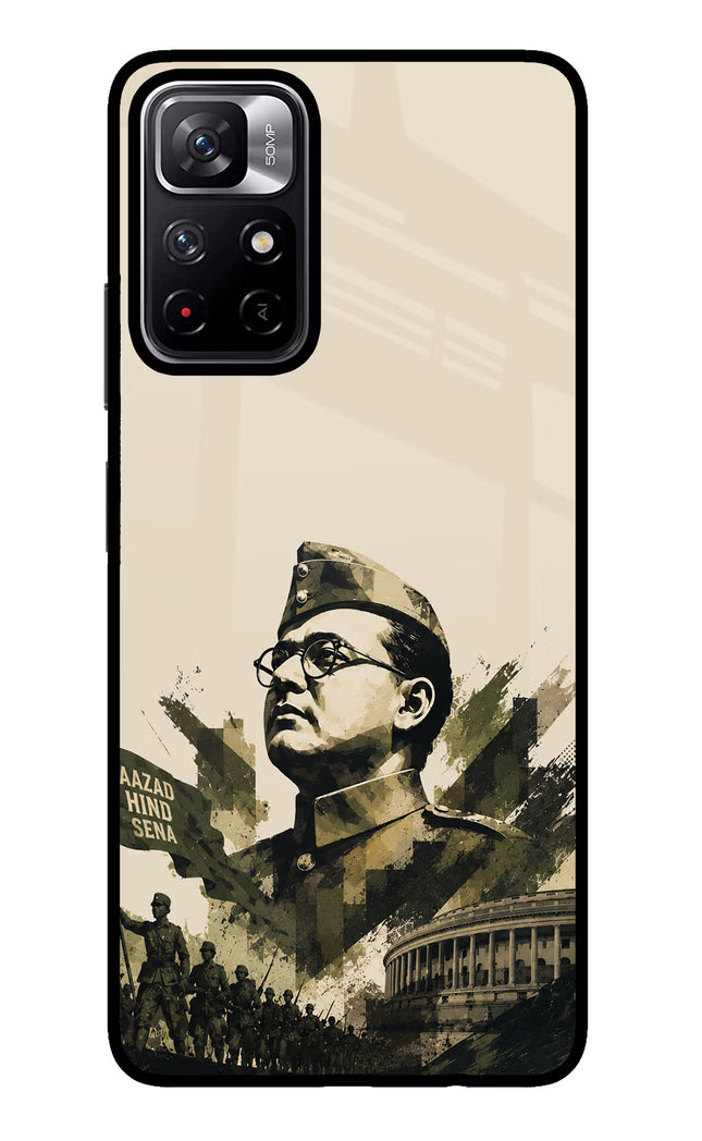 Netaji Rising Poco M4 Pro 5G Glass Case