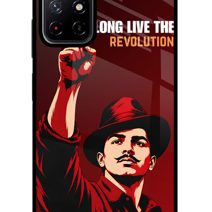 Bhagat Singh Revolution Poco M4 Pro 5G Glass Case