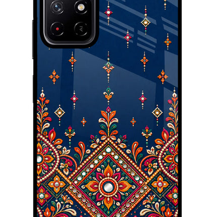 Neel Noor Poco M4 Pro 5G Glass Case Back Cover by Casekaro