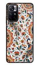 White Mayura Poco M4 Pro 5G Glass Case