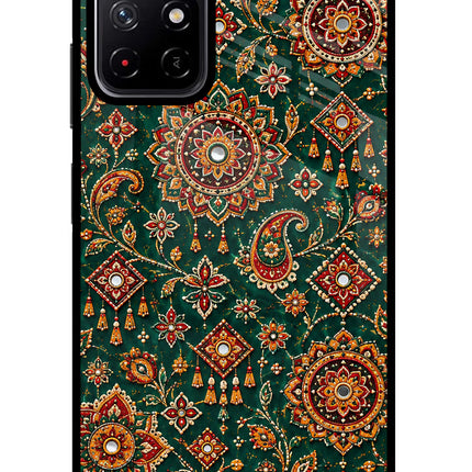Green Pataka Poco M4 Pro 5G Glass Case