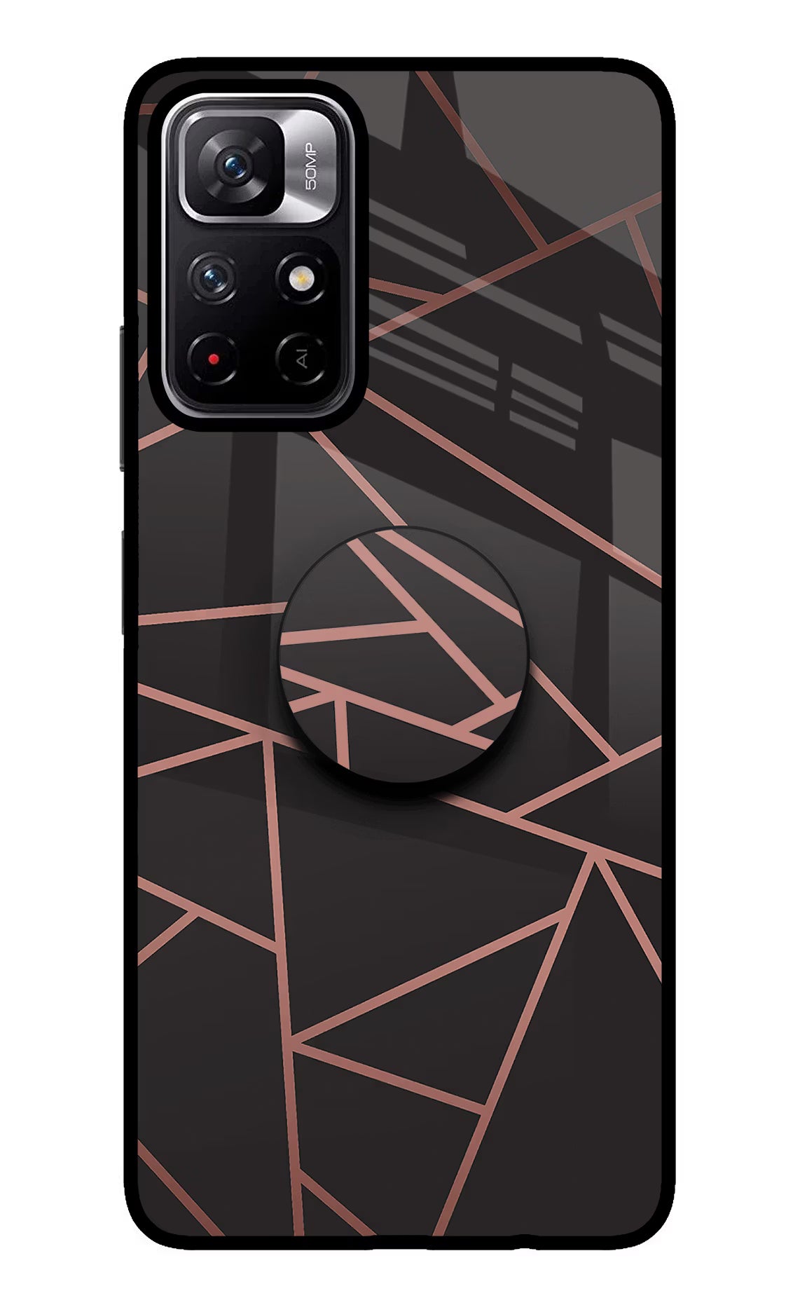 Geometric Pattern Poco M4 Pro 5G Pop Case by Casekaro