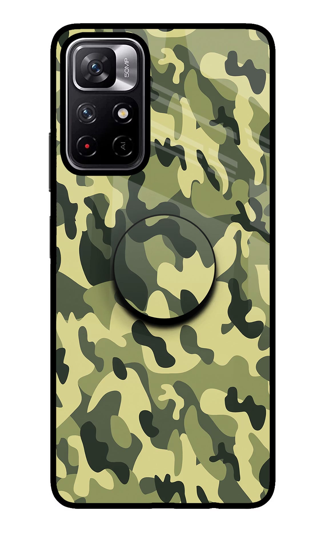 Camouflage Poco M4 Pro 5G Pop Case by Casekaro