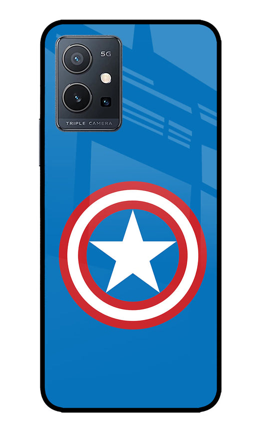 Captain America Logo IQOO Z6 5G (not 44W) Glass Case