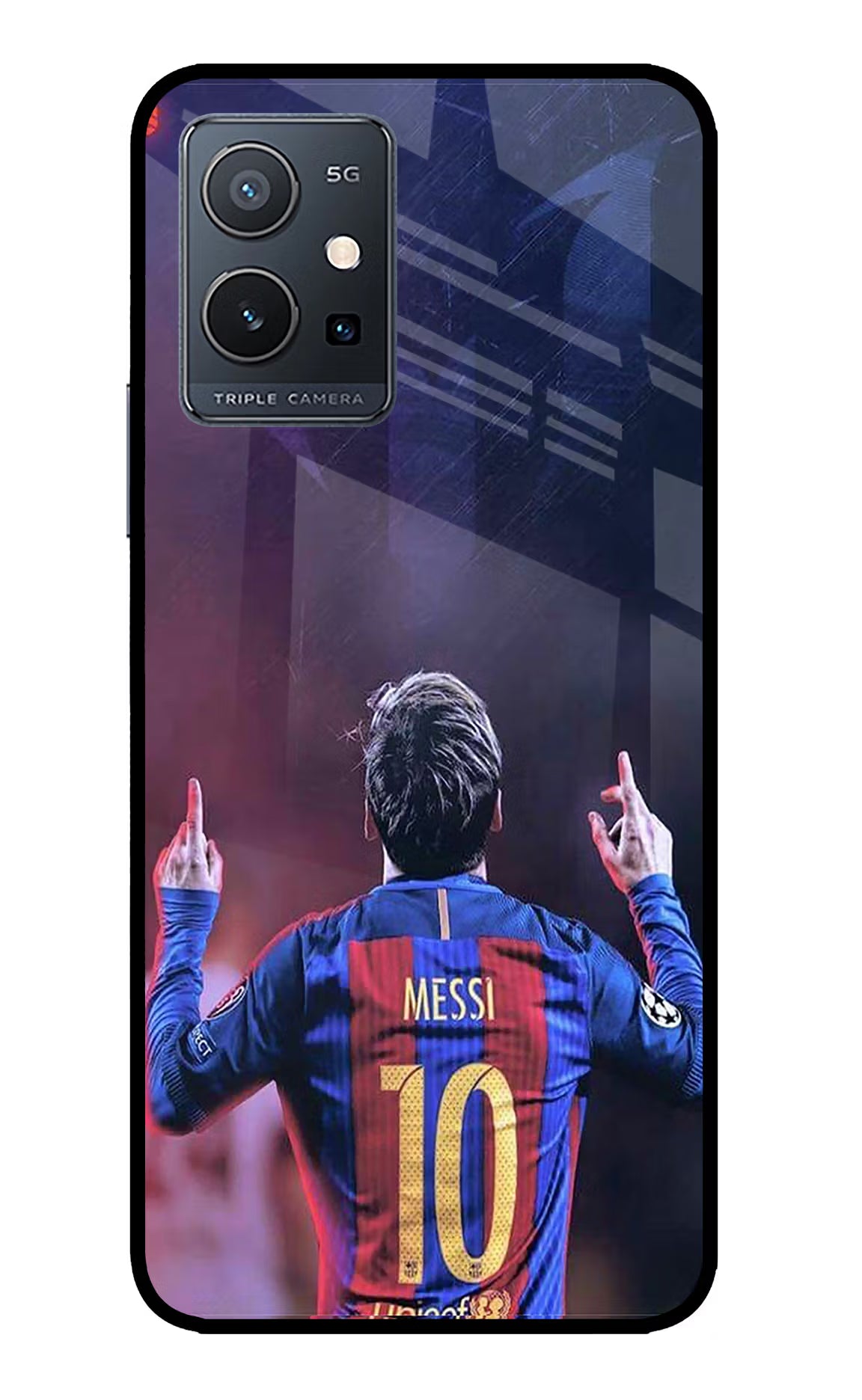Messi IQOO Z6 5G (not 44W) Glass Case