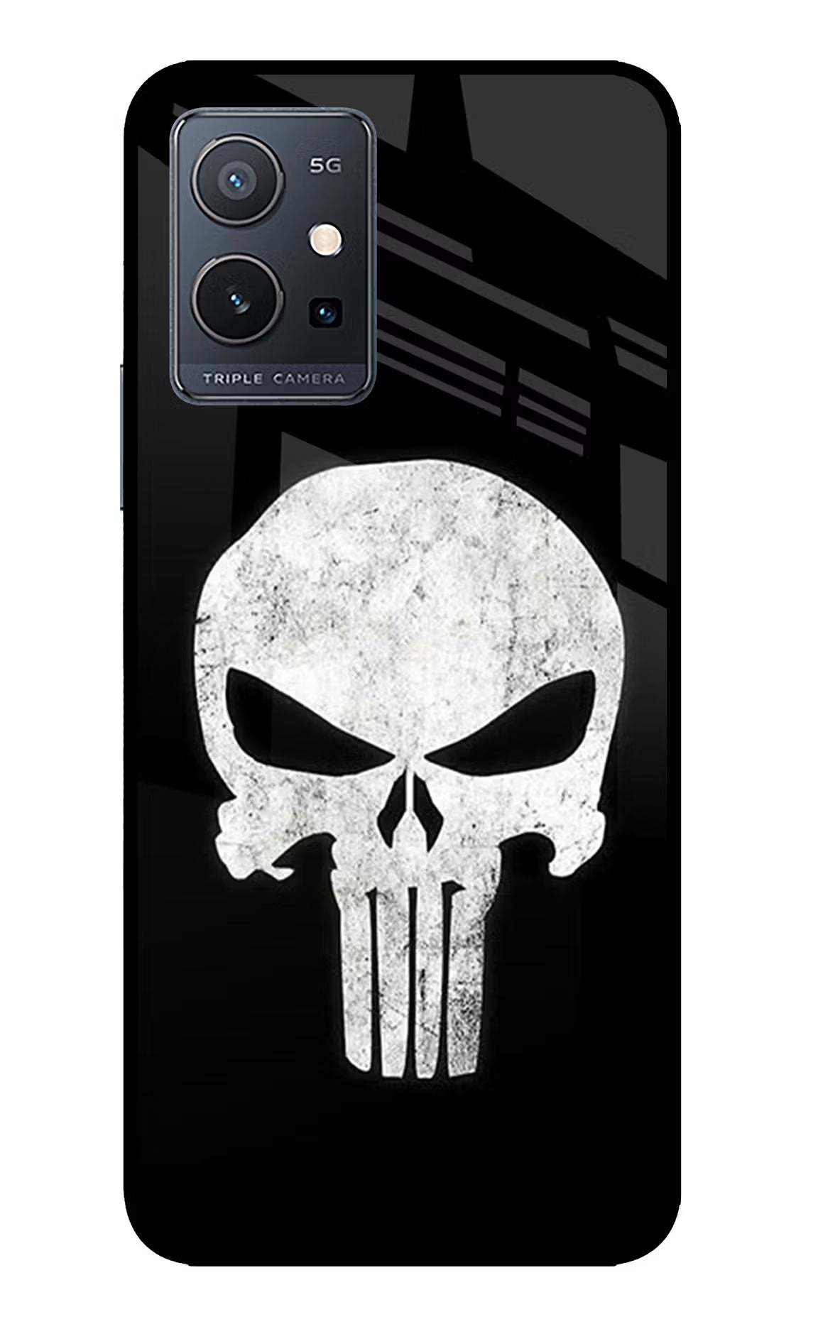 Punisher Skull IQOO Z6 5G (not 44W) Glass Case