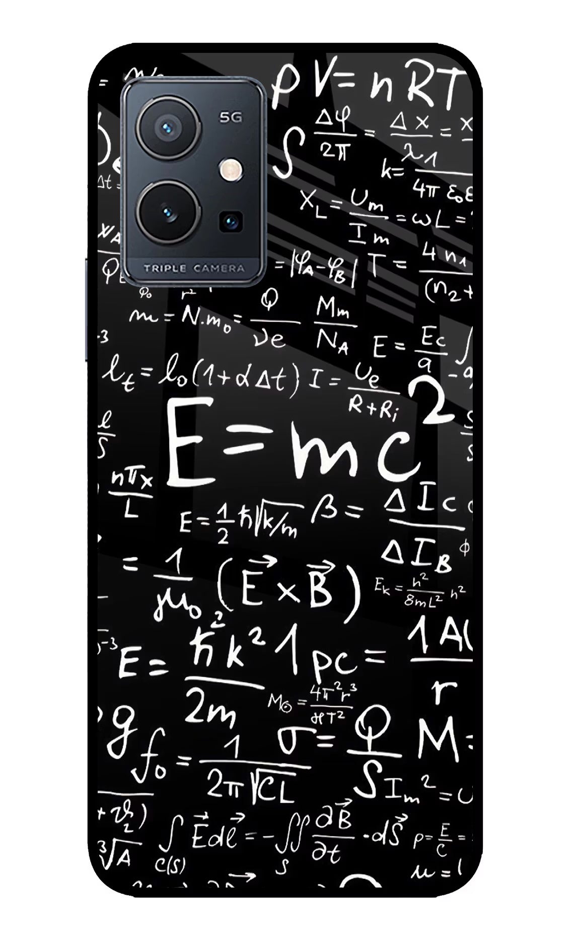 Physics Formula IQOO Z6 5G (not 44W) Glass Case Back Cover by Casekaro