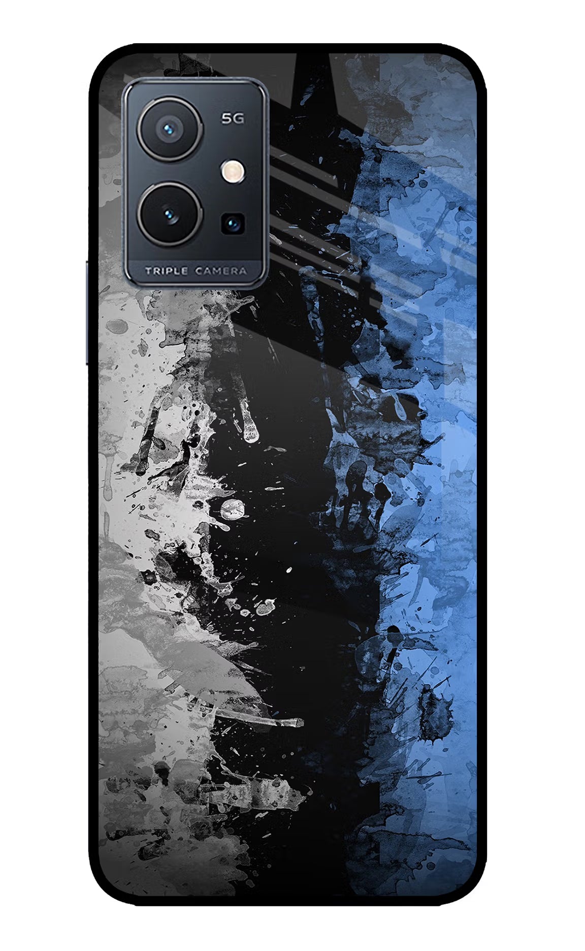 Artistic Design IQOO Z6 5G (not 44W) Glass Case Back Cover by Casekaro