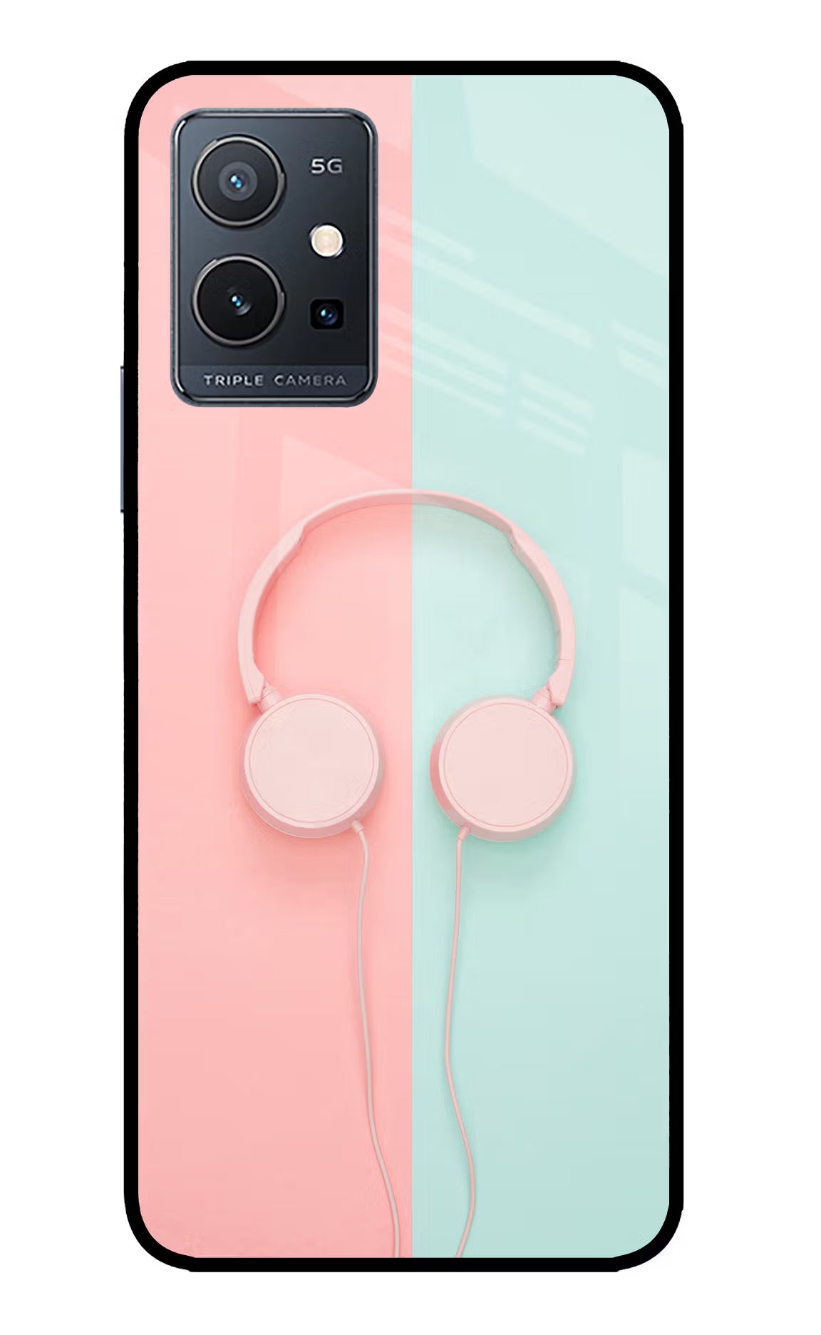 Music Lover IQOO Z6 5G (not 44W) Glass Case Back Cover by Casekaro