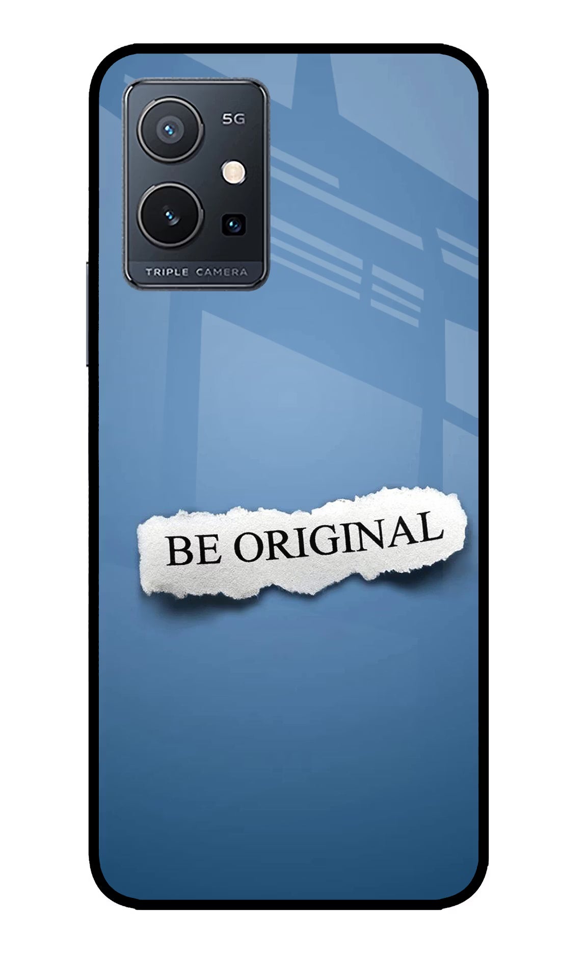 Be Original IQOO Z6 5G (not 44W) Glass Case Back Cover by Casekaro
