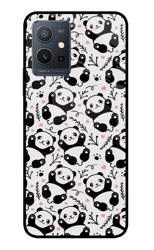 Cute Panda IQOO Z6 5G (not 44W) Glass Case