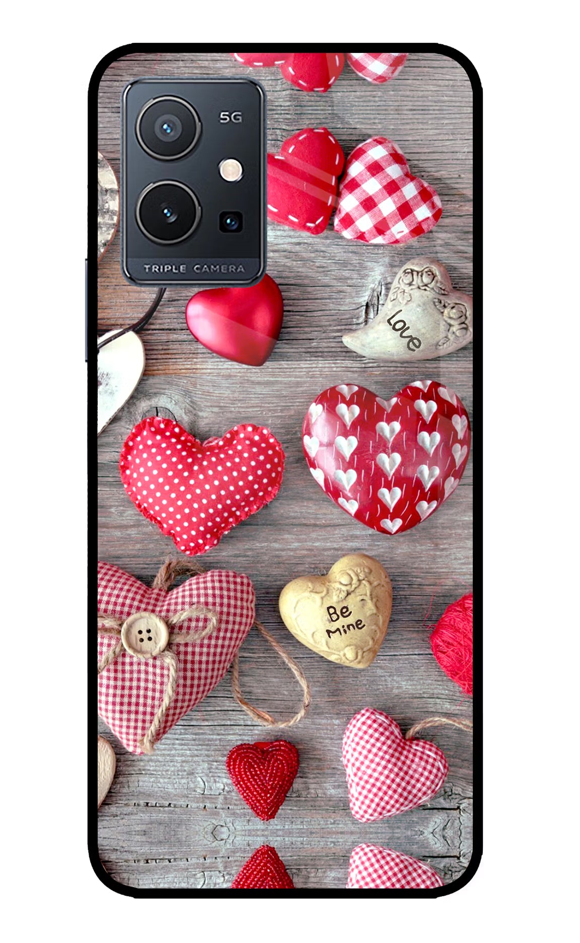 Love Wallpaper IQOO Z6 5G (not 44W) Glass Case