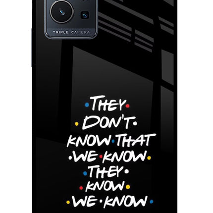 FRIENDS Dialogue IQOO Z6 5G (not 44W) Glass Case