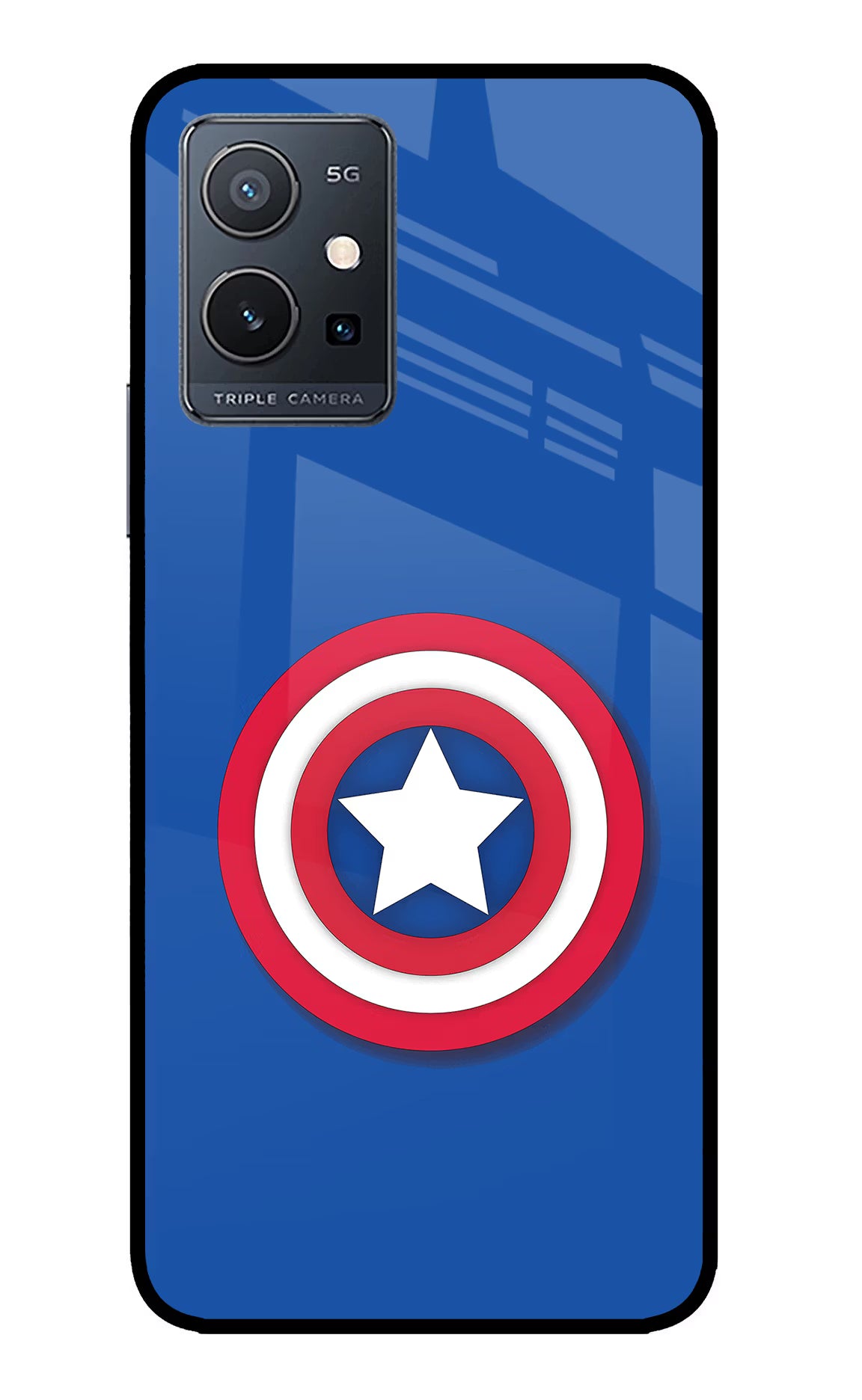 Shield IQOO Z6 5G (not 44W) Glass Case Back Cover by Casekaro
