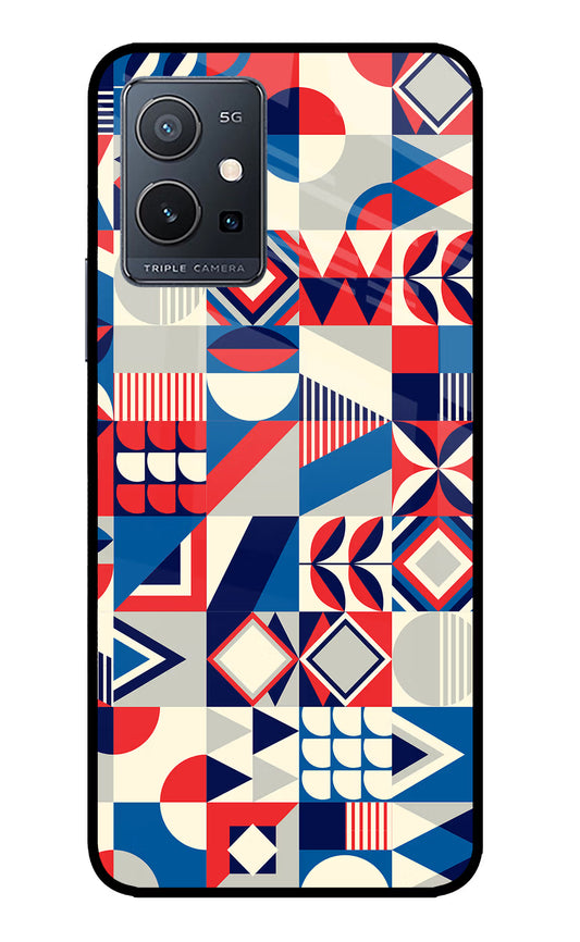 Colorful Pattern IQOO Z6 5G (not 44W) Glass Case