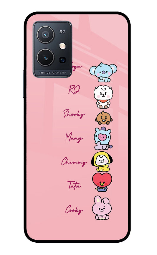 BTS names IQOO Z6 5G (not 44W) Glass Case