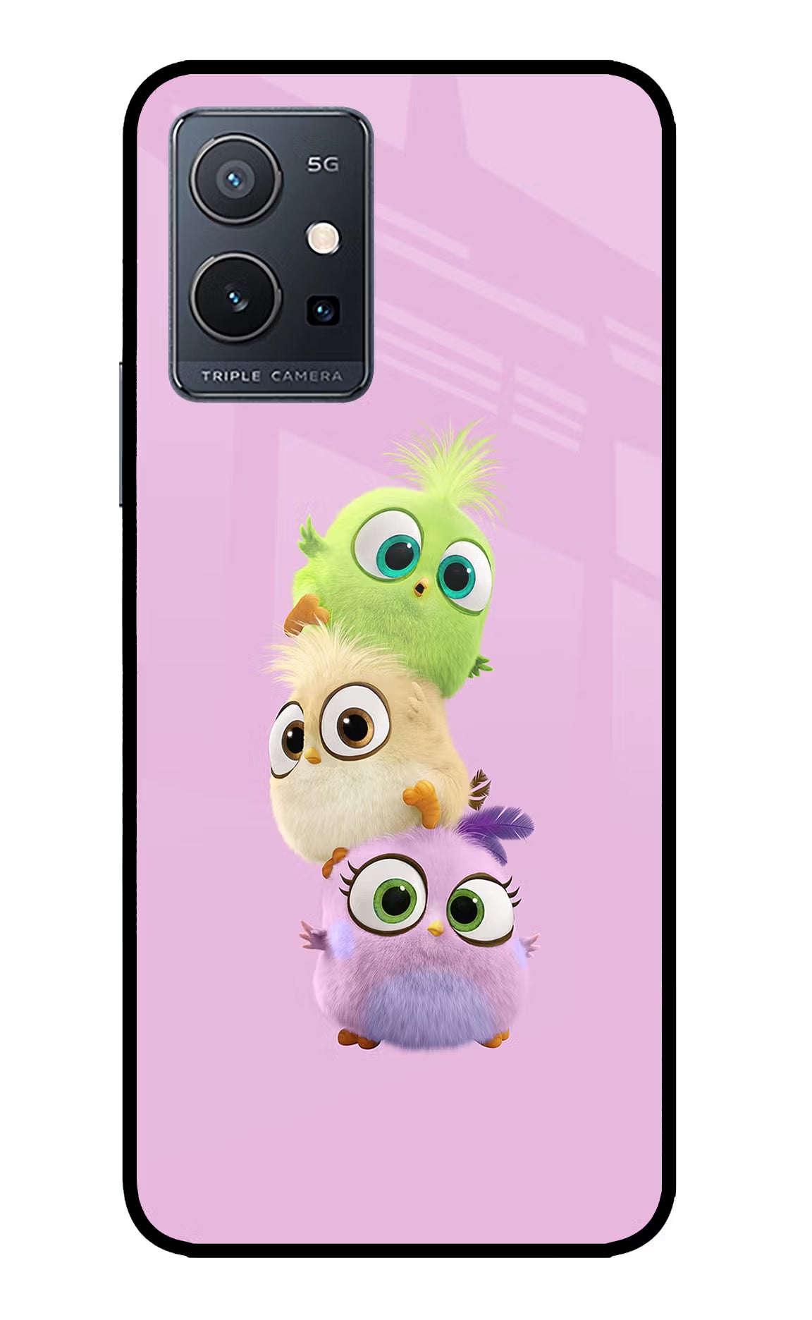 Cute Little Birds IQOO Z6 5G (not 44W) Glass Case