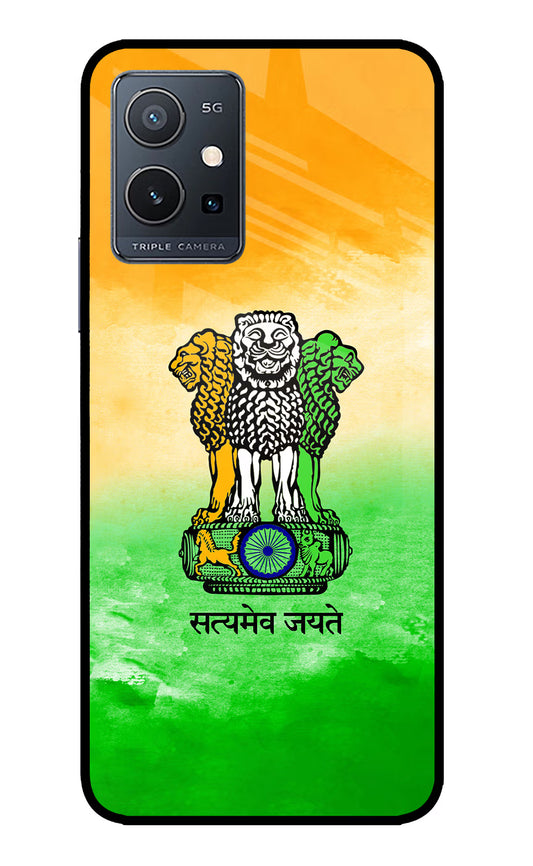 Satyamev Jayate Flag IQOO Z6 5G (not 44W) Glass Case