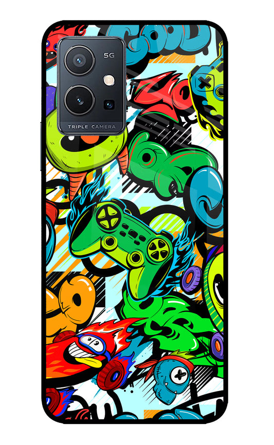 Game Doodle IQOO Z6 5G (not 44W) Glass Case