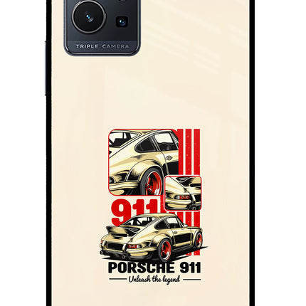 Classic Porsche 911 IQOO Z6 5G (not 44W) Glass Case