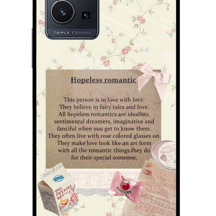 Hopeless Romantic IQOO Z6 5G (not 44W) Glass Case