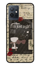 I am just a girl IQOO Z6 5G (not 44W) Glass Case