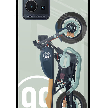 Classic Cafe Racer 99 IQOO Z6 5G (not 44W) Glass Case