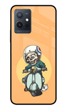Undead Biker IQOO Z6 5G (not 44W) Glass Case