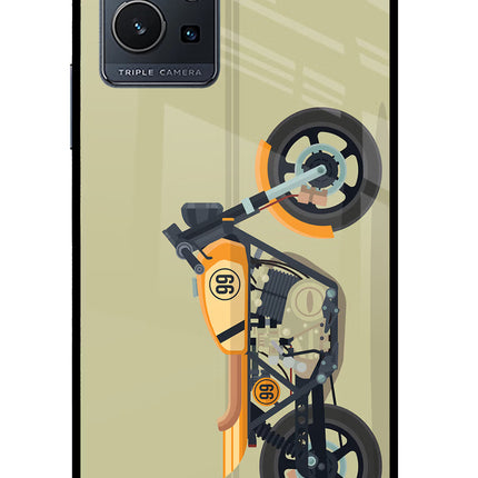 Vertical Speedster IQOO Z6 5G (not 44W) Glass Case