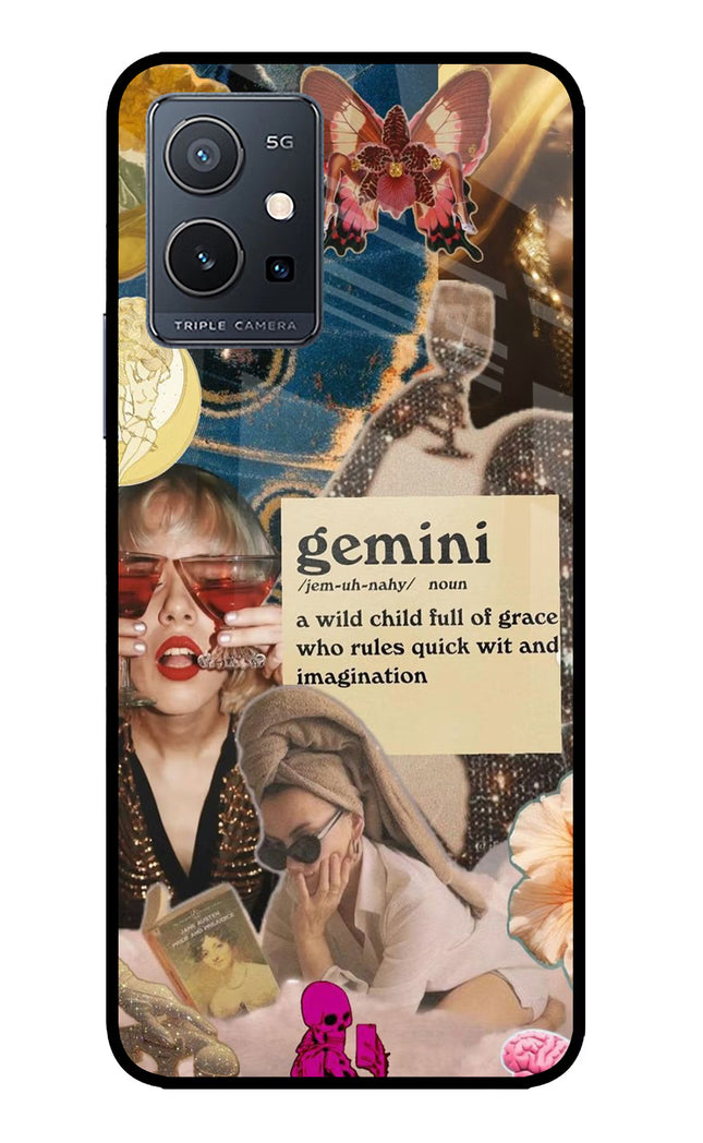 Gemini Zodiac IQOO Z6 5G (not 44W) Glass Case