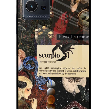 Scorpio Zodiac IQOO Z6 5G (not 44W) Glass Case