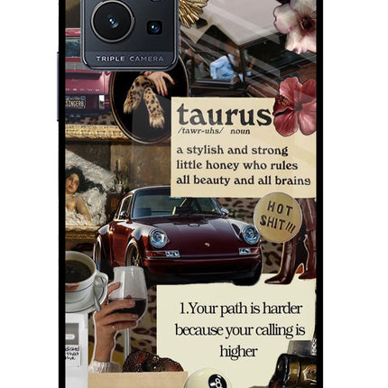 Taurus Zodiac IQOO Z6 5G (not 44W) Glass Case