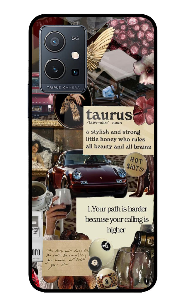 Taurus Zodiac IQOO Z6 5G (not 44W) Glass Case