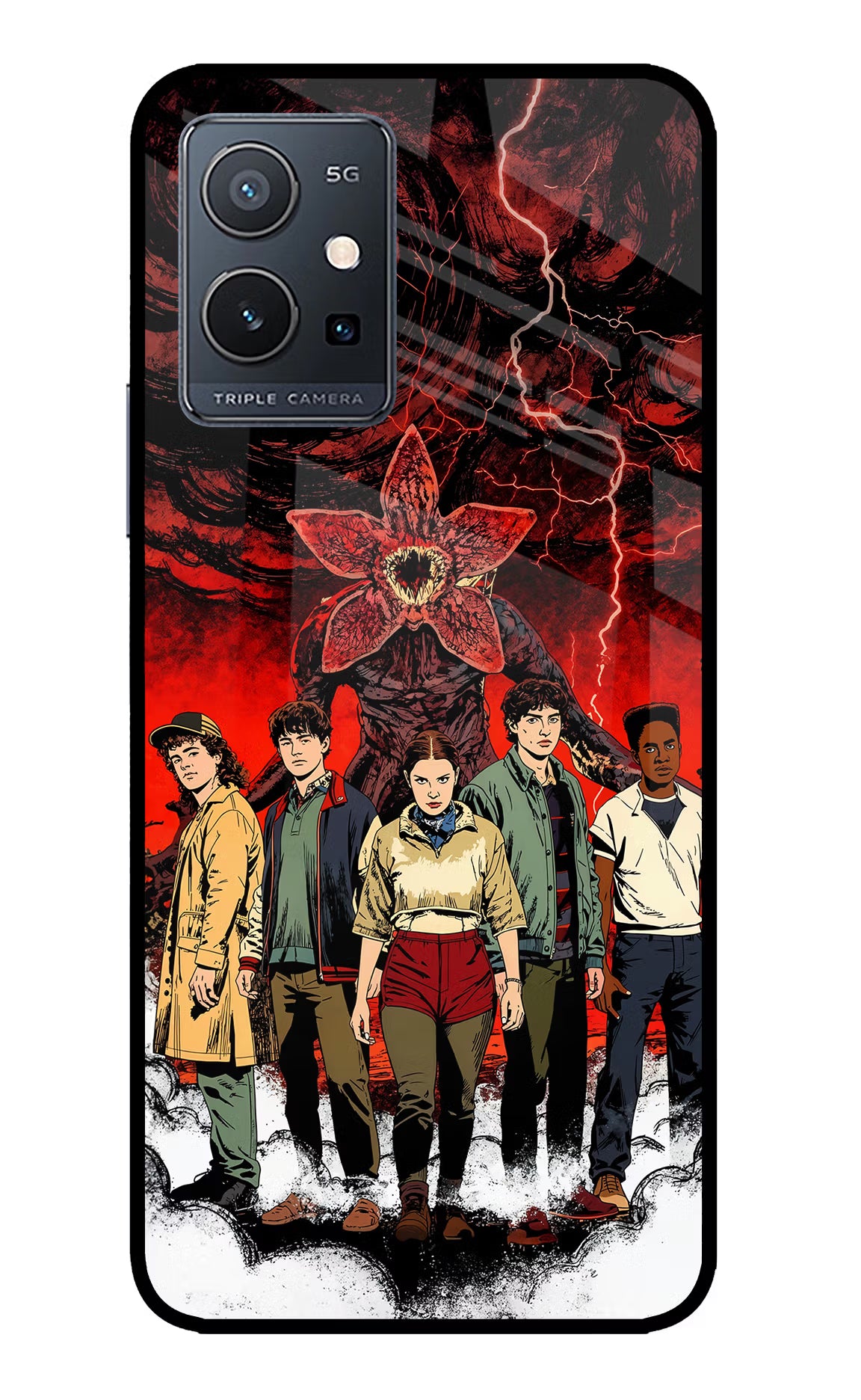 Ordinary Things Characters IQOO Z6 5G (not 44W) Glass Case