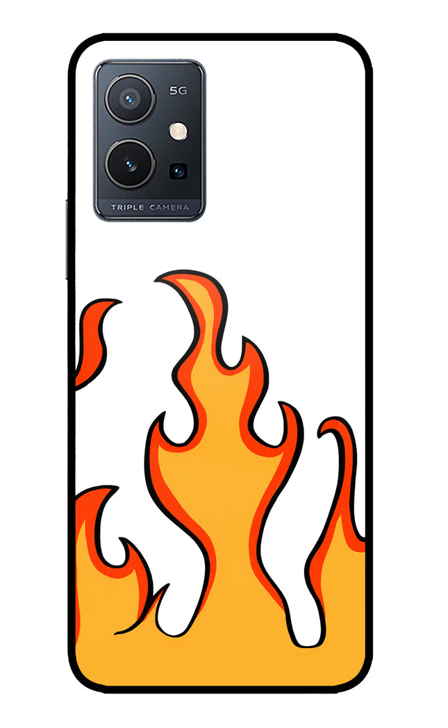 Fired Up – White IQOO Z6 5G (not 44W) Glass Case