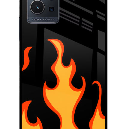 Fired Up – Black IQOO Z6 5G (not 44W) Glass Case
