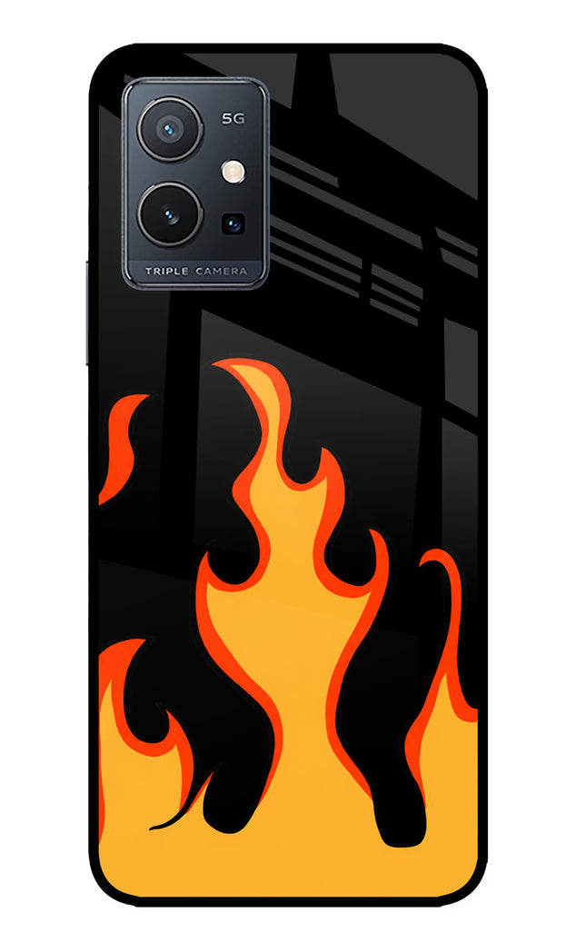 Fired Up – Black IQOO Z6 5G (not 44W) Glass Case