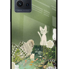 Aesthetic anime IQOO Z6 5G (not 44W) Glass Case
