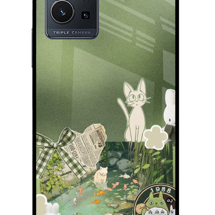 Aesthetic anime IQOO Z6 5G (not 44W) Glass Case