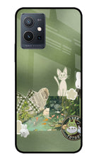 Aesthetic anime IQOO Z6 5G (not 44W) Glass Case