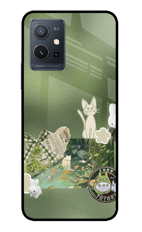 Aesthetic anime IQOO Z6 5G (not 44W) Glass Case